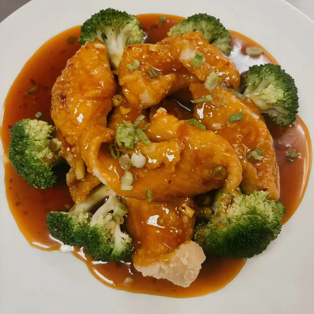 General Tao’s Shrimp at Asian Palace Chinese Restaurant in Wexford